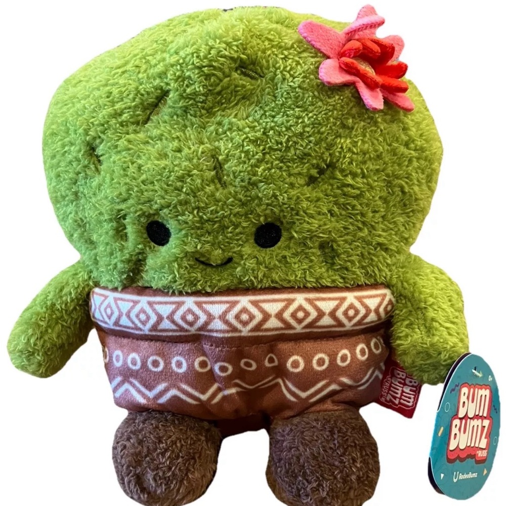 Bum Bumz Colleen The Green Cactus 7.5" Brand New with tags